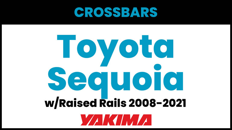 Toyota Sequoia Yakima Crossbar Complete Roof Rack | 2008-2021