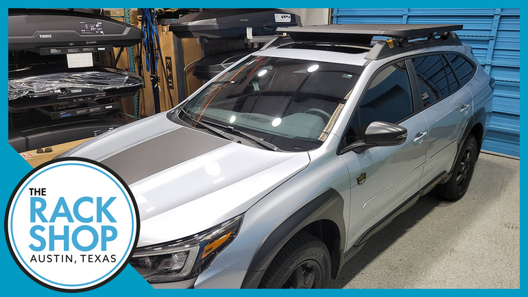 2022-2025 Subaru Outback WILDERNESS  (w/raised rails) Thule Caprock Platform Complete Roof Rack 2022-2025 Subaru Outback WILDERNESS  (w/raised rails) Thule Caprock Platform Complete Roof Rack