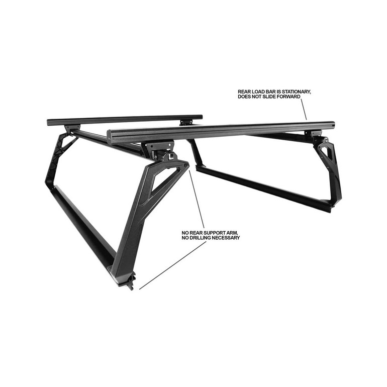 Leitner ACS FORGED NO DRILL Bed Rack | SELECT TRUCK