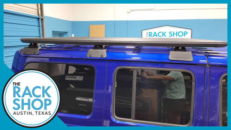 2018-2025 Jeep Wrangler JL 4DR Rhino-Rack Pioneer Platform + Backbone Complete Roof Rack | 71L x 56W