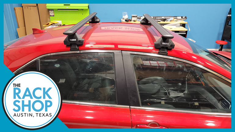 2018-2024 Toyota Camry (w/bare roof) Thule Crossbar Complete Roof Rack 2018-2024 Toyota Camry (w/bare roof) Thule Crossbar Complete Roof Rack
