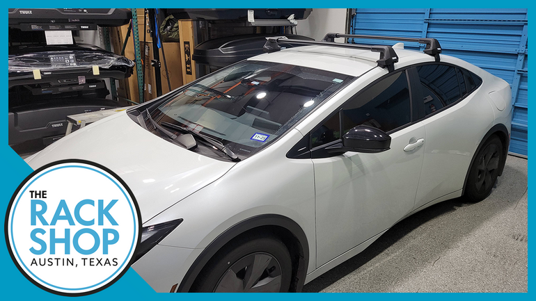 2023-2025 Toyota Prius (w/bare roof) Thule EDGE Crossbar Complete Roof Rack 2023-2025 Toyota Prius (w/bare roof) Thule EDGE Crossbar Complete Roof Rack