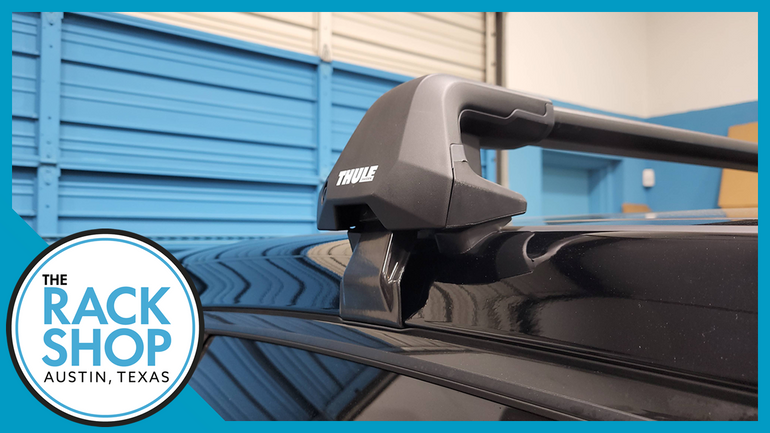 2019-2023 Acura RDX (w/bare roof) Thule EDGE Crossbar Complete Roof Rack