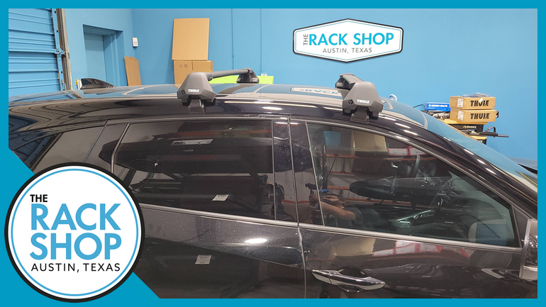 2019-2023 Acura RDX (w/bare roof) Thule EDGE Crossbar Complete Roof Rack
