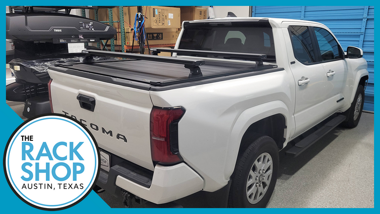 2024-2025 Toyota Tacoma Rhino-Rack Reconn-Deck Bar (59") RLT600 Complete Rack w/Locks for Retrax XR