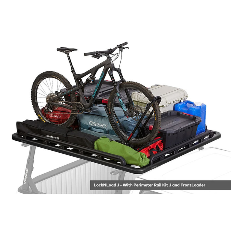 Yakima LockNLoad w/TrackTower Roof Rack for Pre-Installed Truck Cap Tracks | SELECT SIZE