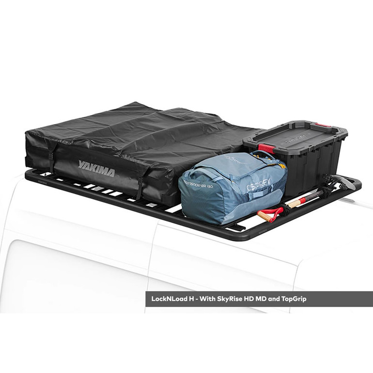 Yakima LockNLoad w/TrackTower Roof Rack for Pre-Installed Truck Cap Tracks | SELECT SIZE