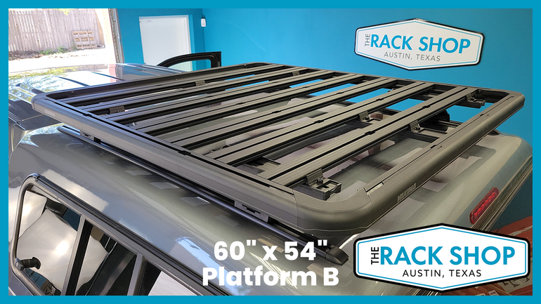 Yakima LockNLoad w/TrackTower Roof Rack for Pre-Installed Truck Cap Tracks | SELECT SIZE