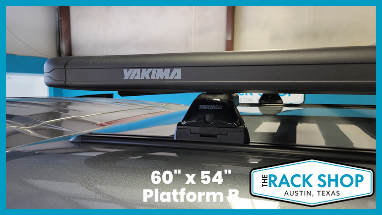 Yakima LockNLoad w/TrackTower Roof Rack for Pre-Installed Truck Cap Tracks | SELECT SIZE