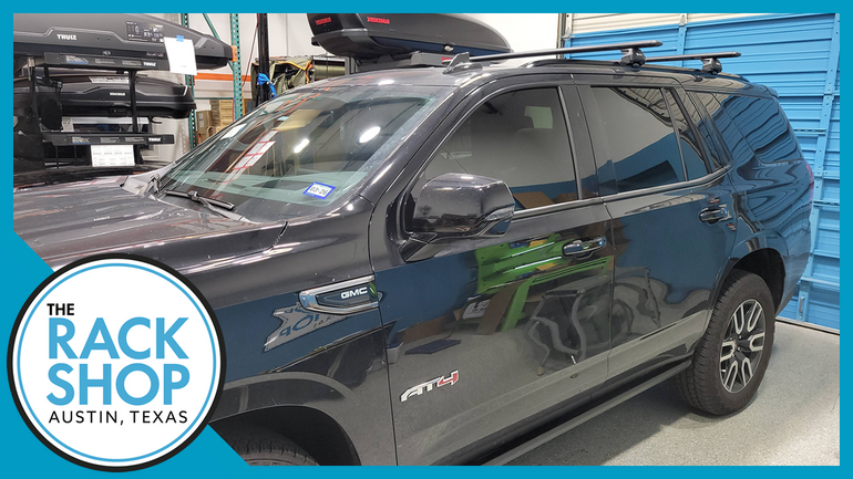 2021-2025 GMC Yukon Denali AT4 (w/flush rails) Thule Crossbar Complete Roof Rack