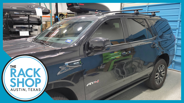 2021-2025 GMC Yukon Denali AT4 (w/flush rails) Thule Crossbar Complete Roof Rack