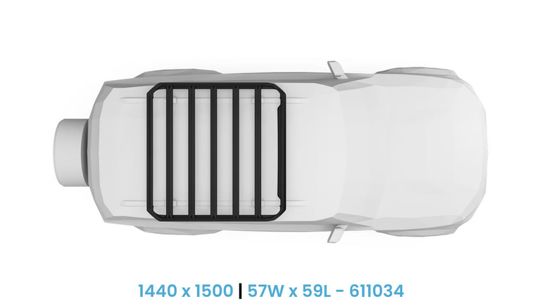 Thule Caprock Rooftop Cargo Platform for Crossbars | SELECT SIZE