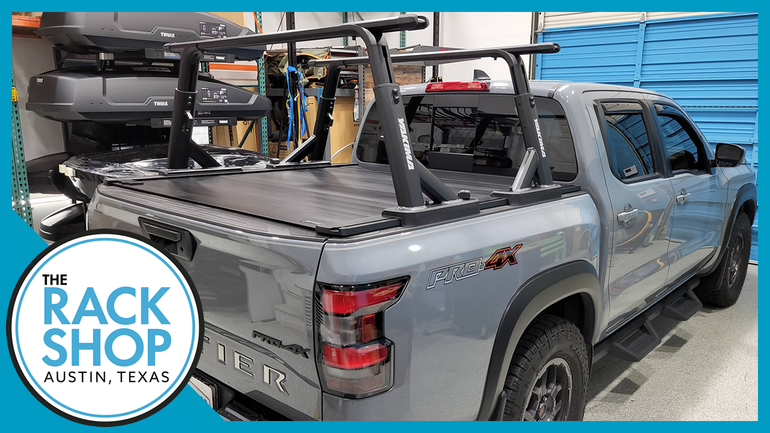 2022-2024 Nissan Frontier Yakima OverHaul HD Bed Rack for Retrax XR Tonneau Cover