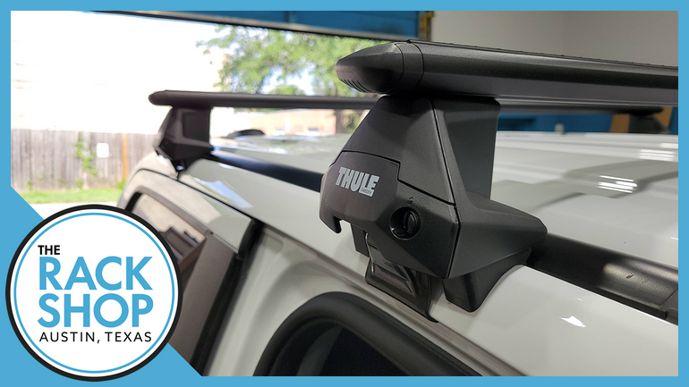 2017-2025 F-250/350 Ford Super Duty Crew Cab Thule Crossbar Complete Roof Rack 2017-2025 F-250/350 Ford Super Duty Crew Cab Thule Crossbar Complete Roof Rack