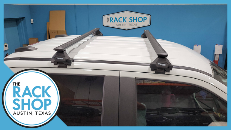 2017-2025 F-250/350 Ford Super Duty Crew Cab Thule Crossbar Complete Roof Rack