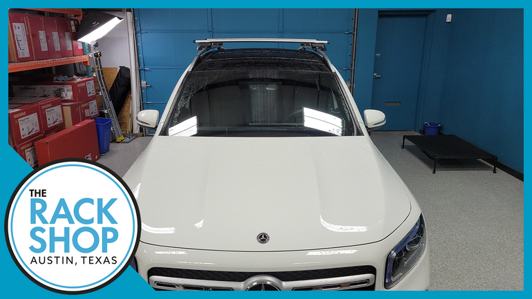 2020-2024 Mercedes GLB (w/raised rails) Yakima Crossbar Complete Roof Rack