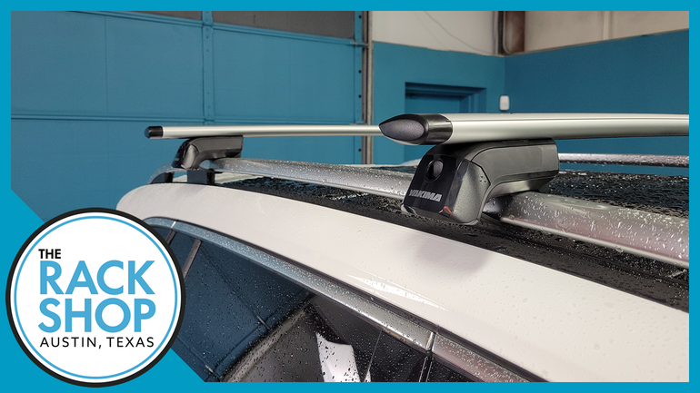 2020-2024 Mercedes GLB (w/raised rails) Yakima Crossbar Complete Roof Rack