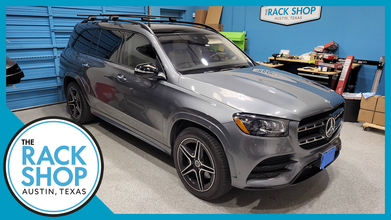 2020-2024 Mercedes GLS (w/raised rails) Yakima Crossbar Complete Roof Rack