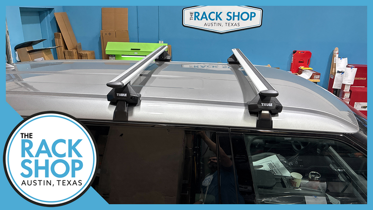 2023-2025 Kia EV9 (w/bare roof) Thule Crossbar Complete Roof Rack