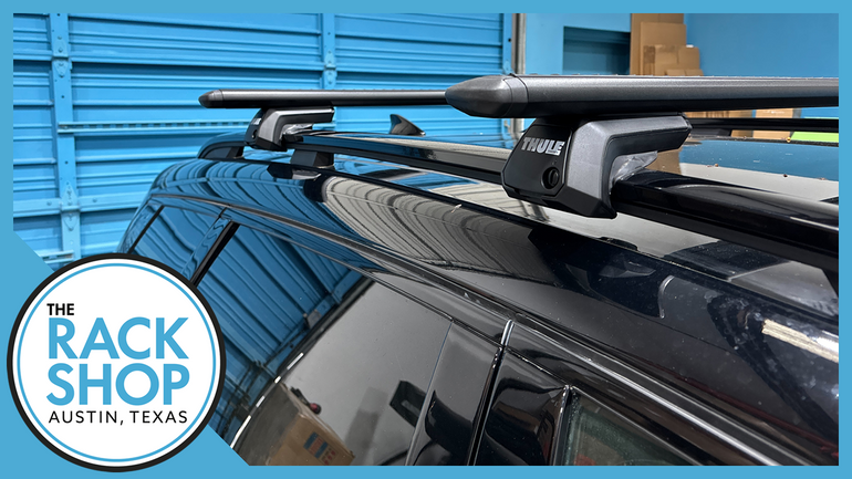 2023-2025 Kia Sportage (w/raised rails) Thule Crossbar Complete Roof Rack