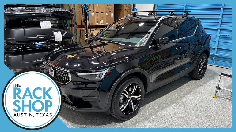 2018-2025 Volvo XC40 (w/flush rails) Thule Crossbar Complete Roof Rack