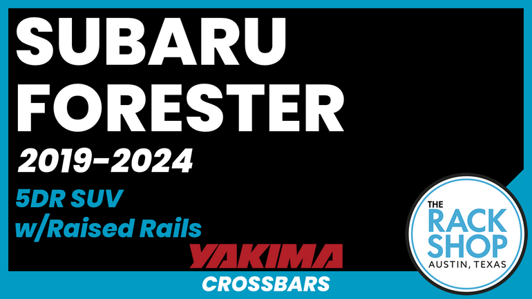2019-2024 Subaru Forester Yakima Crossbar Complete Roof Rack