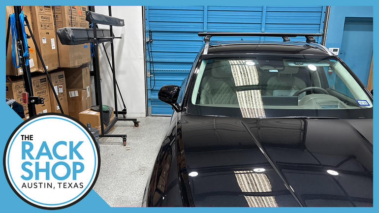 2021-2025 Genesis GV80 (w/flush rails) Thule Crossbar Complete Roof Rack