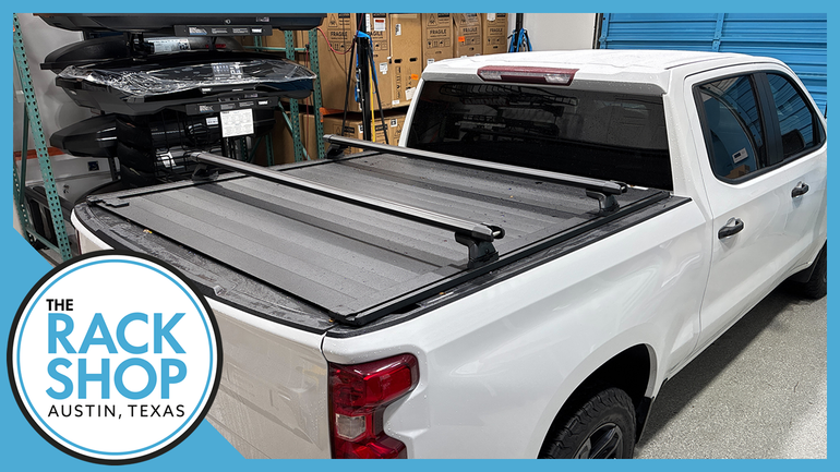 2019-2025 Chevrolet Silverado Yakima SkyLine HD Bar Complete Bed Rack for Retrax XR Cover