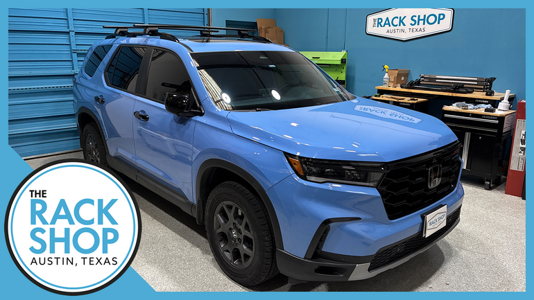 2023-2025 Honda Pilot TrailSport (w/raised rails) Yakima Crossbar Complete Roof Rack 2023-2025 Honda Pilot TrailSport (w/raised rails) Yakima Crossbar Complete Roof Rack