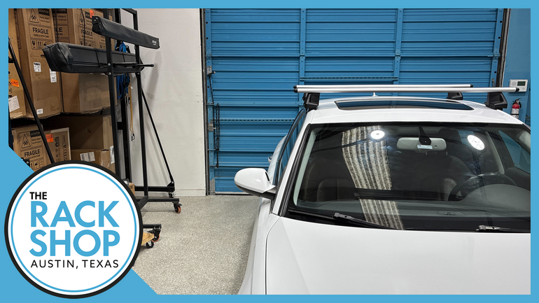 2012-2018 Audi A6 Sedan (w/bare roof) Thule Crossbar Complete Roof Rack