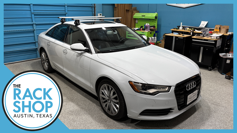 2012-2018 Audi A6 Sedan (w/bare roof) Thule Crossbar Complete Roof Rack