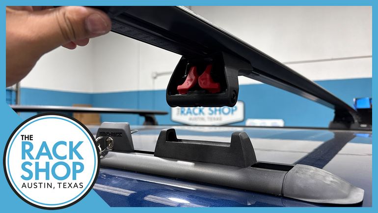 2019-2025 RAM 1500 w/Leer Topper Rhino-Rack Vortex RLT600 Roof Rack on Leer Cap