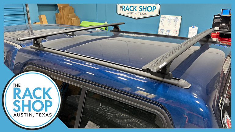 2019-2025 RAM 1500 w/Leer Topper Rhino-Rack Vortex RLT600 Roof Rack on Leer Cap