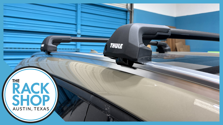 2018-2025 Volvo XC40 (w/flush rails) Thule EDGE Crossbar Complete Roof Rack