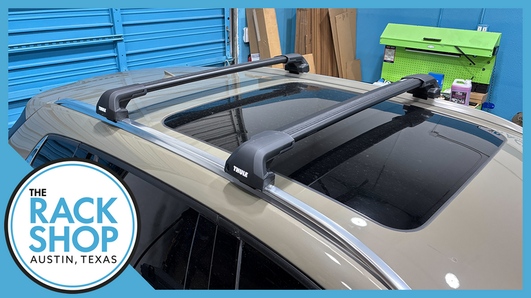 2018-2025 Volvo XC40 (w/flush rails) Thule EDGE Crossbar Complete Roof Rack