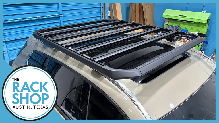 2018-2025 Volvo XC40 (w/flush rails) Thule Caprock Platform Complete Roof Rack
