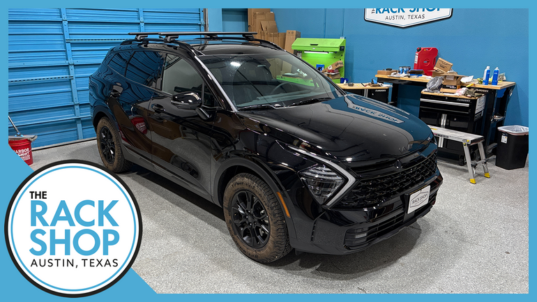 2023-2025 Kia Sportage X-PRO Prestige (w/raised rails) Thule Crossbar Complete Roof Rack