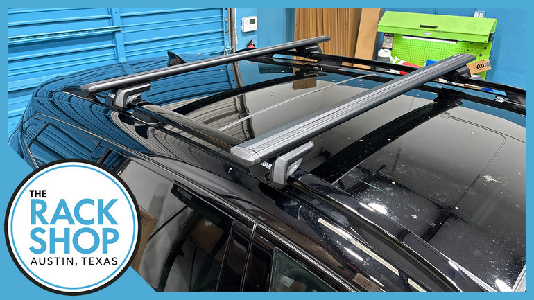 2023-2025 Kia Sportage X-PRO Prestige (w/raised rails) Thule Crossbar Complete Roof Rack