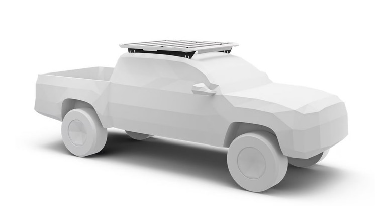 Thule Caprock Rail System 1004 | 2005-2023 Tacoma Double Cab