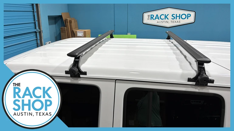2018-2026 Jeep Wrangler Unlimited 4DR (JL) Thule Crossbar Complete Roof Rack