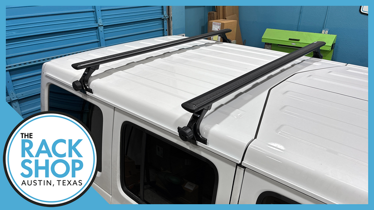 2018-2025 Jeep Wrangler Unlimited 4 DR (JL) Thule Crossbar Complete Roof Rack