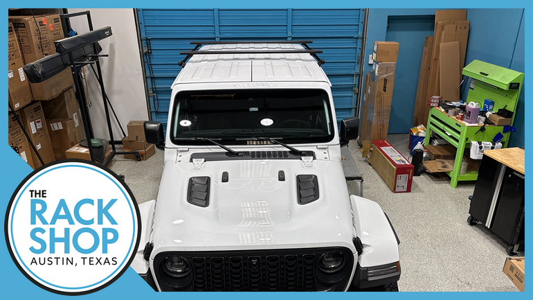 2018-2025 Jeep Wrangler Unlimited 4 DR (JL) Thule Crossbar Complete Roof Rack