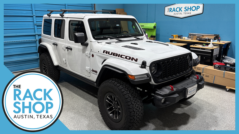 2018-2025 Jeep Wrangler Unlimited 4 DR (JL) Thule Crossbar Complete Roof Rack