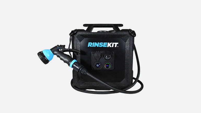 Rinse Kit Cube Shower | 4 Gallon Electric Pump