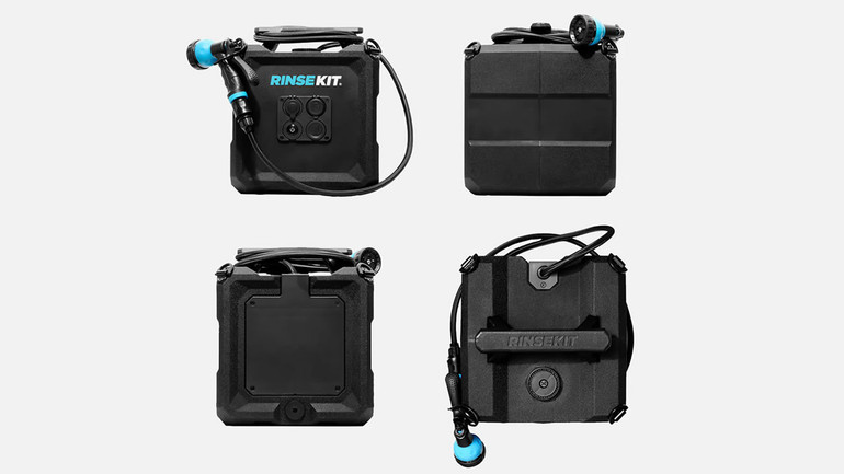 Rinse Kit Cube Shower | 4 Gallon Electric Pump