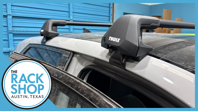 2022-2025 Hyundai Ioniq 5 (w/bare roof) Thule EDGE Crossbar Complete Roof Rack