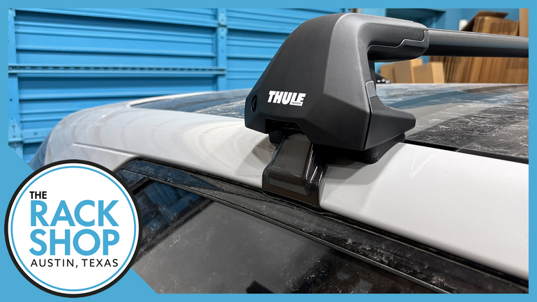 2022-2025 Hyundai Ioniq 5 (w/bare roof) Thule EDGE Crossbar Complete Roof Rack