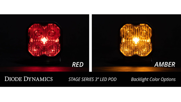 Diode Dynamics SS3 PRO LED Light POD - WHITE - Set of 2