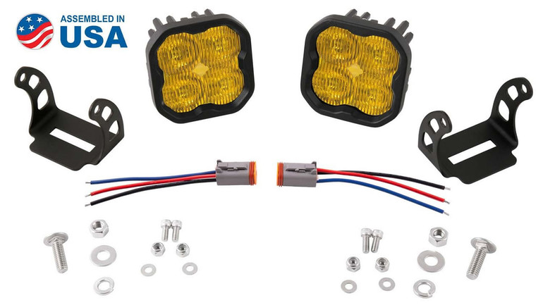 Diode Dynamics SS3 PRO LED Light POD - YELLOW - Set of 2