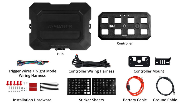 Diode Dynamics D-Switch 8-Channel Switch Panel